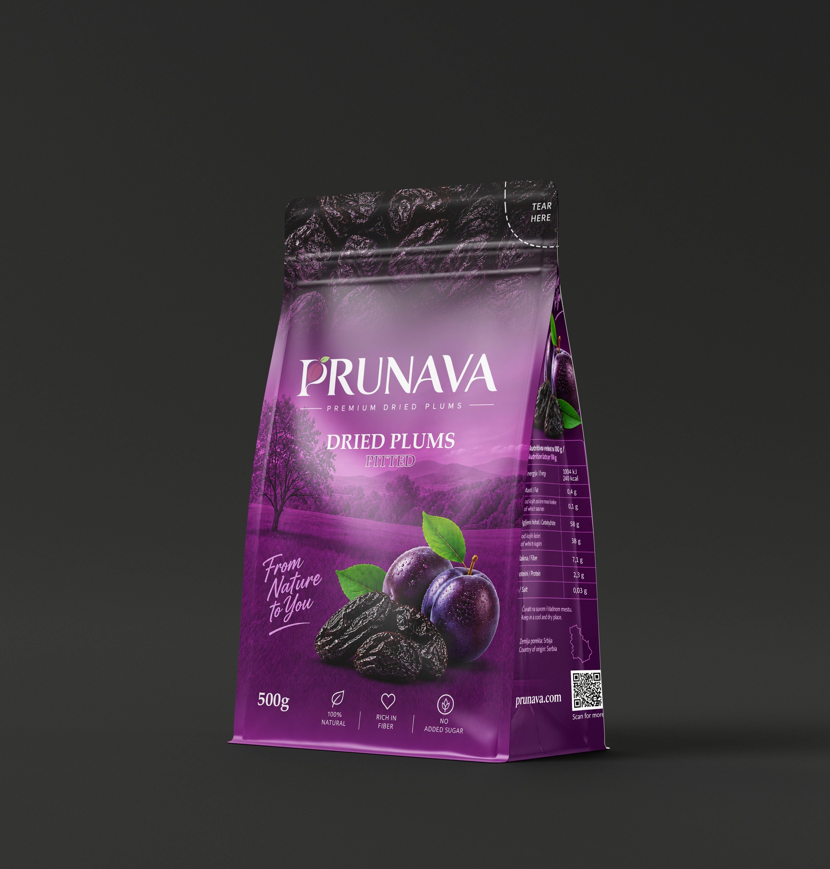 Dried Plum without Pit – Pillow Bag